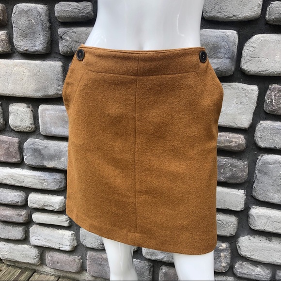 Cynthia Rowley Dresses & Skirts - Rust Wool Blend Skirt Cynthia Rowley NEW sz 6